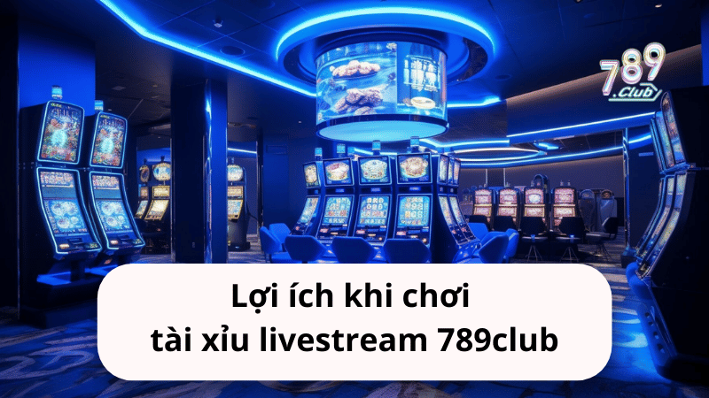 Lợi ích khi chơi tài xỉu livestream 789club